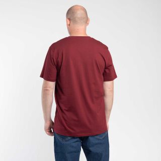 Football T-Shirt - weinrot