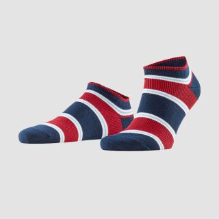 Rowing Club Sneaker Socken - 40-46 - navy blau/rot