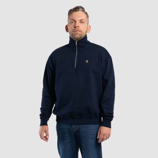 The Terry 1/4 Zip - navy blau