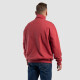 The Terry 1/4 Zip - rotbraun