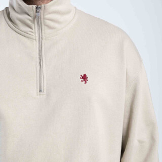 The Terry 1/4 Zip - beige