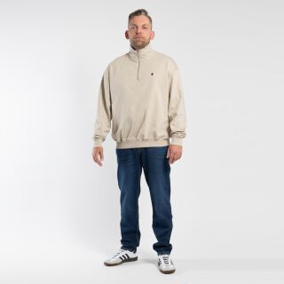 The Terry 1/4 Zip - beige