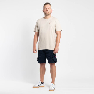 The T-Shirt - beige/weinrot