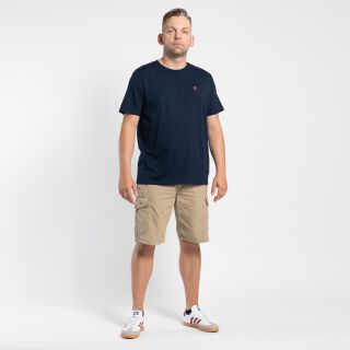 The T-Shirt - navy blau/weinrot