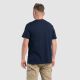 The T-Shirt - navy blau/weinrot