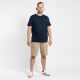 The T-Shirt - navy blau/weinrot