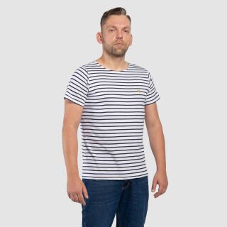 The Breton T-Shirt - weiß/navy blau