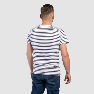 The Breton T-Shirt - weiß/navy blau