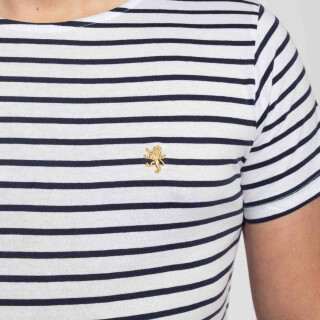 The Breton T-Shirt - weiß/navy blau