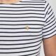 The Breton T-Shirt - wei&szlig;/navy blau