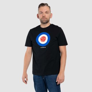 Target T-Shirt - schwarz/blau/weiß/rot