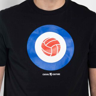 Target T-Shirt - schwarz/blau/weiß/rot