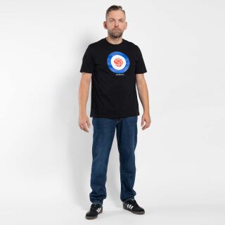 Target T-Shirt - schwarz/blau/wei&szlig;/rot