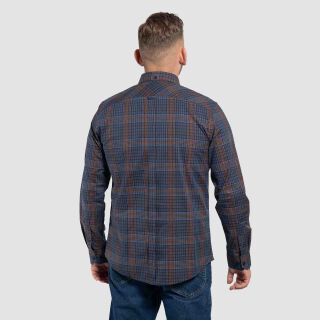 Multicolour Check Hemd - navy blau