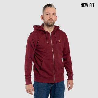 The Zip-Hoodie v2 - weinrot