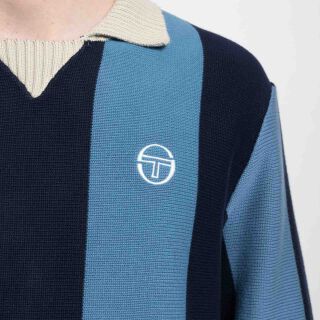 Tilden Long Sleeve Polo - dunkelblau