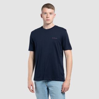 Signature T-Shirt - navy blau