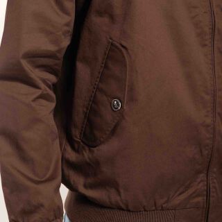 Harrington Jacke - dunkelbraun