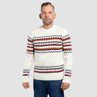 Fairisle Wollpullover - beige