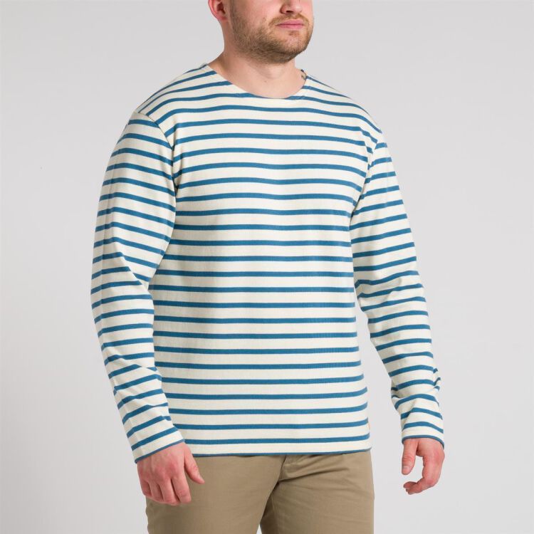 Classic Mariner Sweatshirt - beige/blau