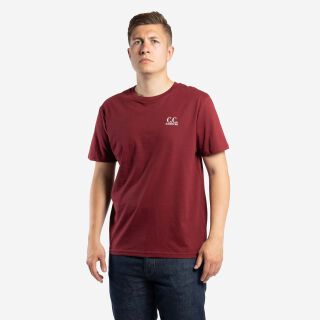 Classic Hamburg Logo T-Shirt - weinrot