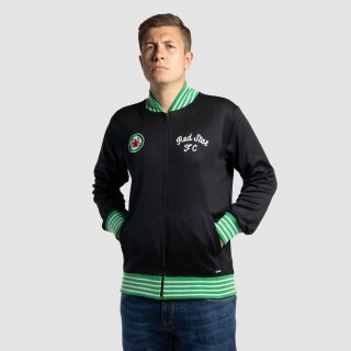 Red Star F.C.  1963 Retro Track Top - schwarz