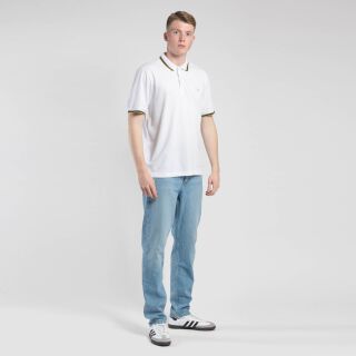 Alvin Tipped Collar Polo - weiß