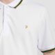 Alvin Tipped Collar Polo - wei&szlig;